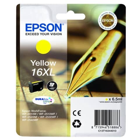 Cartuccia Originale Giallo per Epson C13T16344012