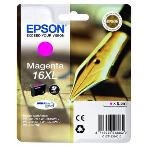 Cartuccia Originale Magenta per Epson C13T16334012
