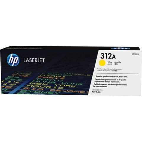 Toner Originale Giallo per HP CF382A – 2700 Pagine al 5%