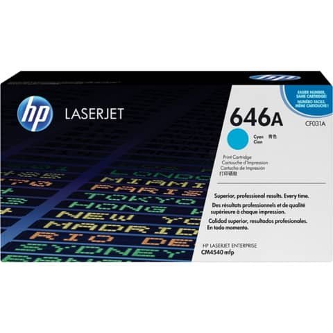 Toner Originale Ciano per HP CF031A – 12500 Pagine al 5%
