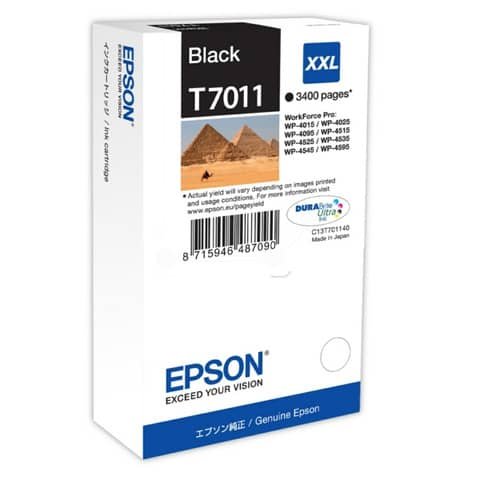 Cartuccia Originale Nero per Epson C13T70114010