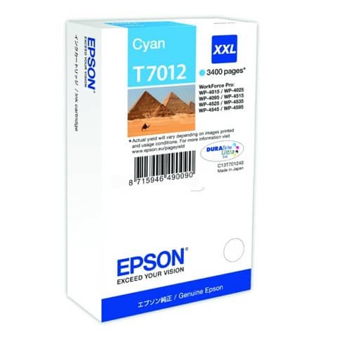 Cartuccia Originale Blu per Epson C13T70124010
