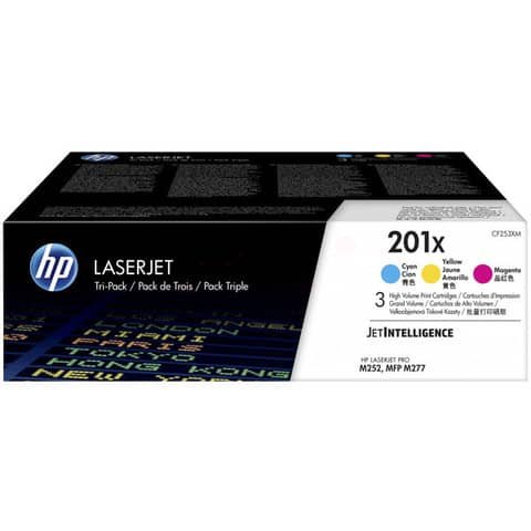 Toner Originale Ciano, Giallo, Magenta per HP CF253XM – 2300 Pagine al 5%