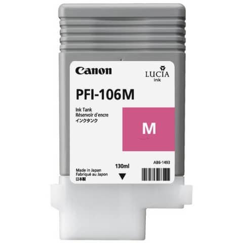 Cartuccia Originale Magenta per Canon PFI-106 M – 130 pagine al 5%