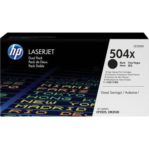Toner Originale Nero per HP CE250XD