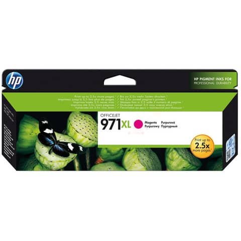 Cartuccia inkjet alta capacità 971XL HP magenta CN627AE