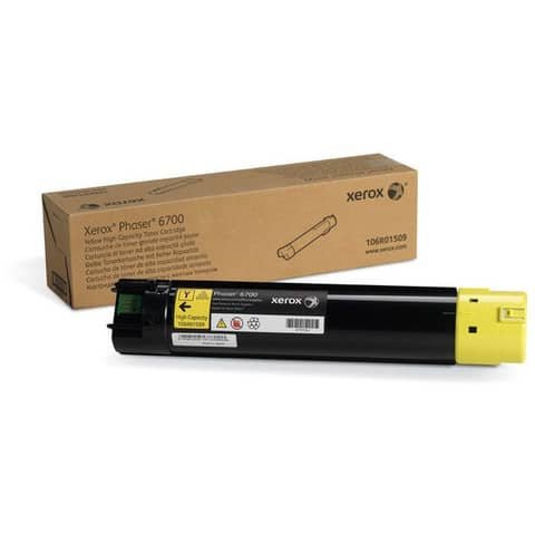 Toner alta capacità Xerox giallo  106R01509