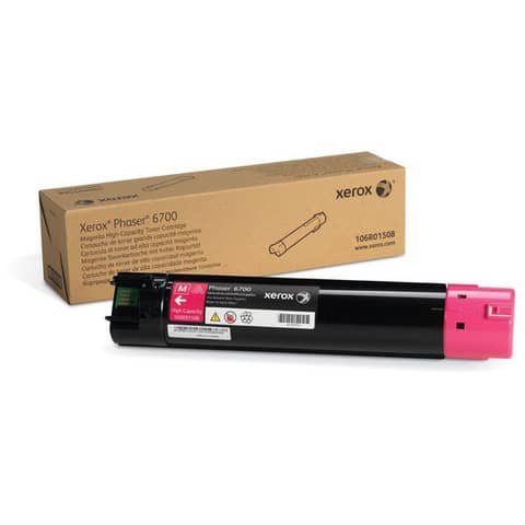 Toner alta capacità Xerox magenta  106R01508