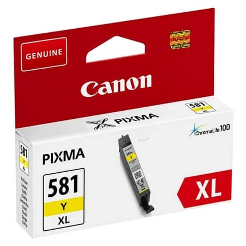 Cartuccia Originale Giallo per Canon CLI-581XL – 519 pagine al 5%