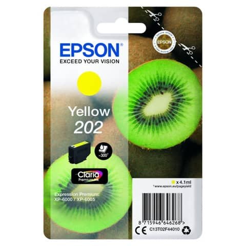 Cartuccia Originale Giallo per Epson C13T02F44010