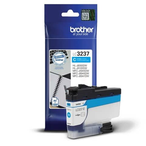 Cartuccia Brother ciano LC3237C