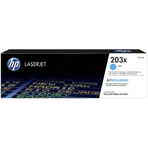 Toner Originale Ciano per HP CF541X – 2500 Pagine al 5%
