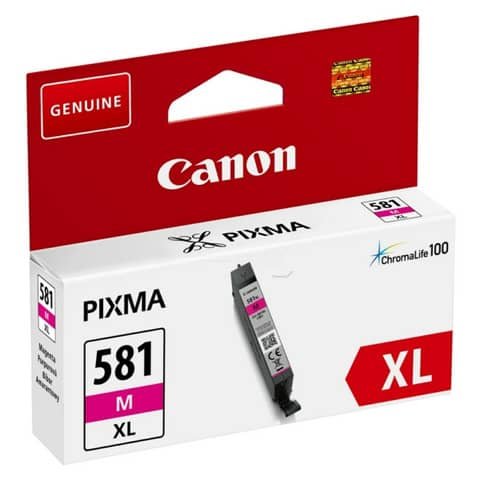 Cartuccia Originale Magenta per Canon CLI-581XL – 466 pagine al 5%