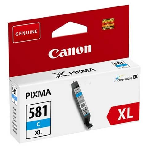 Cartuccia Originale Ciano per Canon CLI-581XL – 519 pagine al 5%