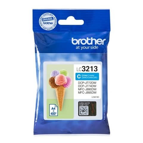 Cartuccia Brother ciano  LC3213C