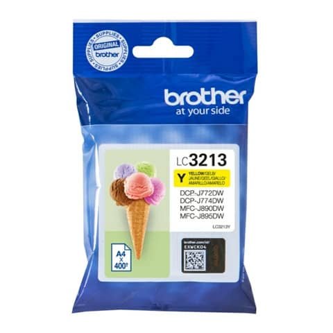 Cartuccia Brother giallo LC3213Y