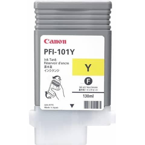 Cartuccia Originale Giallo per Canon PFI-101 Y – 130 ml
