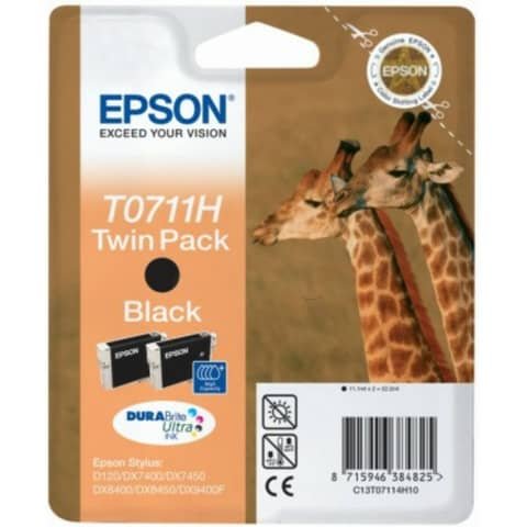 Cartucce inkjet ink pigmentato blister RS T0711H Epson nero Conf. 2 – C13T07114H10