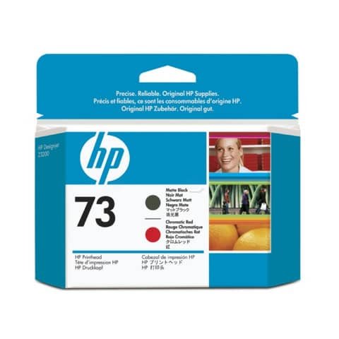 Testina di stampa 73 HP nero opaco rosso cromatico CD949A