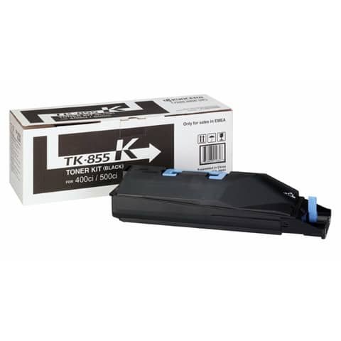 Toner Originale Nero per Kyocera TK855K TASKALFA 400CI – 25.000 Pagine al 5%