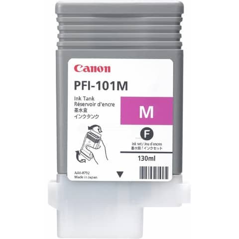 Cartuccia Originale Magenta per Canon PFI-101 M – 130 ml
