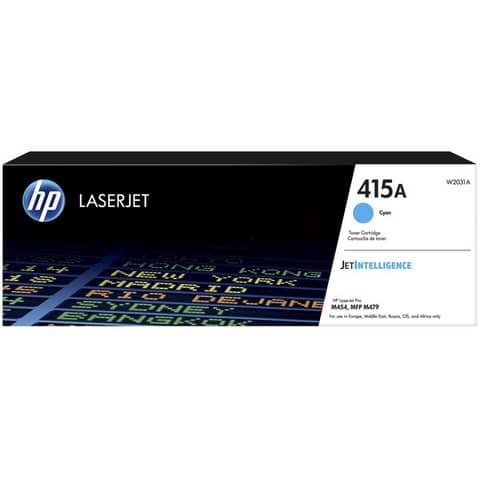 Toner Originale Ciano per HP W2031A – 2100 Pagine al 5%