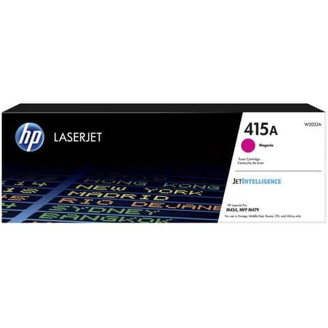 Toner Originale Magenta per HP W2033A – 2100 Pagine al 5%