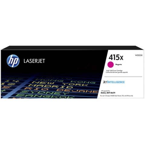Toner Originale Magenta per HP W2033X – 6000 Pagine al 5%