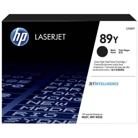 Toner Originale Nero per HP CF289Y – 20000 Pagine al 5%