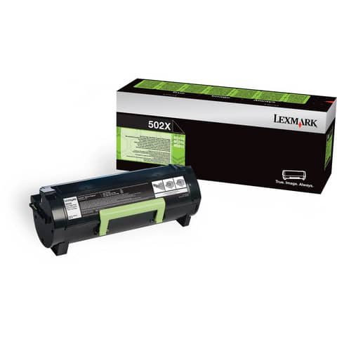 Toner Originale Nero per Lexmark 50F2X00 – 10.000 Pagine al 5%