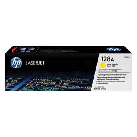 Toner Originale Giallo per HP CE322A – 1300 Pagine al 5%