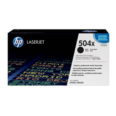 Toner Originale Nero per HP CE250X – 10500 Pagine al 5%