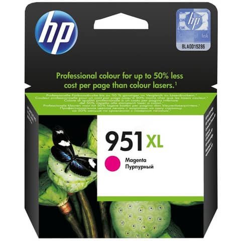 Cartuccia Originale Magenta per HP 951XL – 1500 Pagine al 5%
