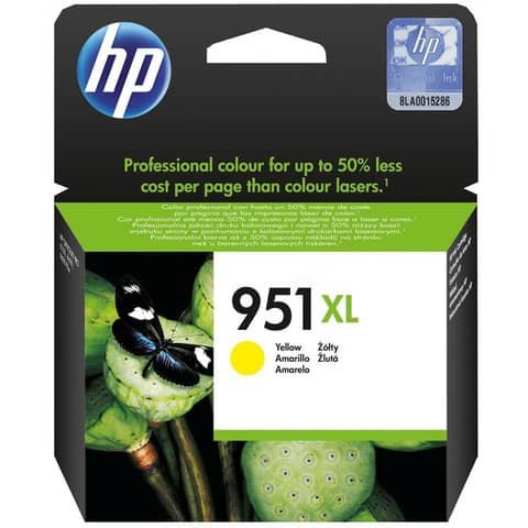 Cartuccia Originale Giallo per HP 951XL – 1500 Pagine al 5%