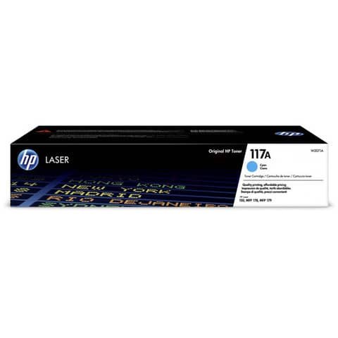 Toner Originale Ciano per HP W2071A – 700 Pagine al 5%
