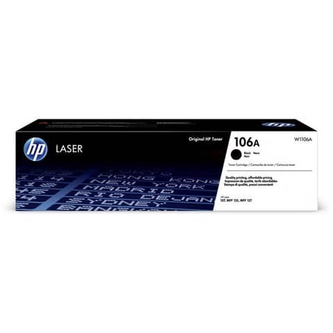 Toner Originale Nero per HP W1106A – 1000 Pagine al 5%