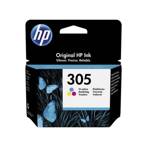 Cartuccia Originale Ciano, Magenta, Giallo per HP 305 – 100 Pagine al 5%
