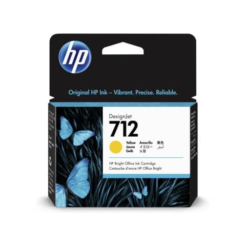 Cartuccia Originale Giallo per HP 712 – 29 ml