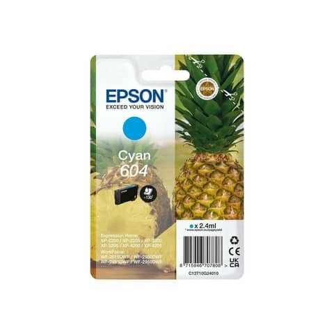 Cartuccia 604 ciano Epson  C13T10G24010