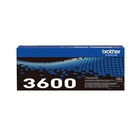Toner Originale Nero per Brother TN3600 –  3.000 Pagine al 5%