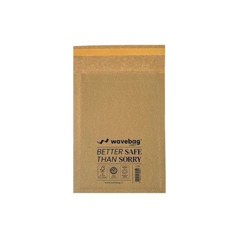 Buste per spedizione imbottite WaveBag CAC70 avana H/5 – conf. 200 pz – 270×360 mm