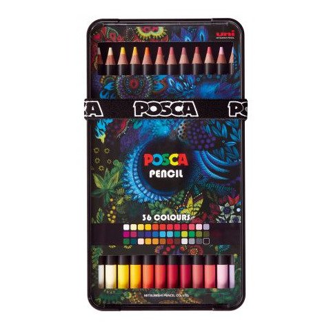 Matite colorate a base d’olio Posca Pencil – conf. 36 pz – colori assortiti M KPE-200 36C