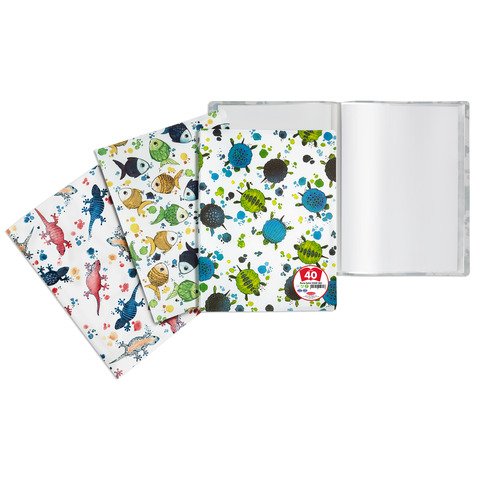 Portalistini Plastibor Icon Sea 22×30 cm 40 buste – copertina in PP stampato – fantasie assortite – P5040290