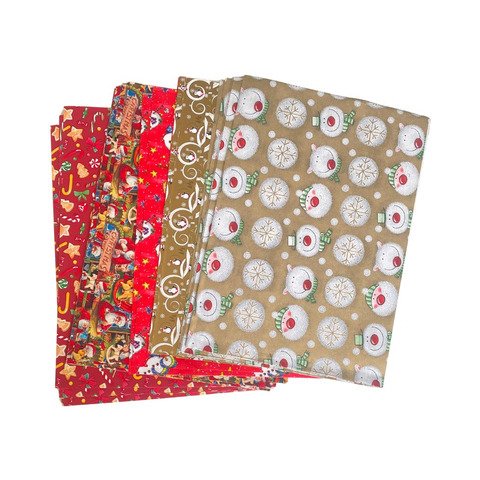 Carta regalo Bolis in fogli fantasia Christmas – conf. 25 pz – 1×1,4 m 79011827
