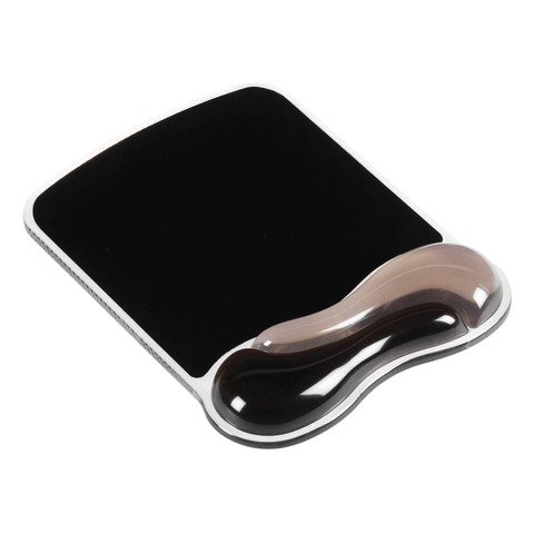 Tappetino per mouse con poggiapolsi Kensington Duo Gel Wave fumo chiaro/scuro – 62399