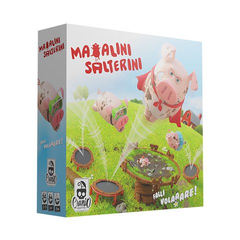 Gioco da tavolo Cranio Creations Maialini Salterini età 6+ da 2 a 3 giocatori – CC599