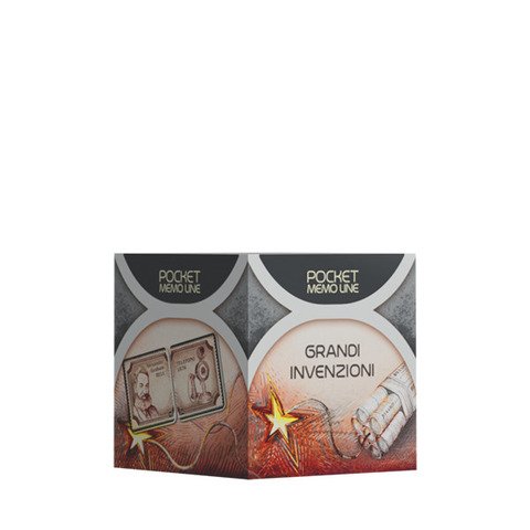 Gioco da tavolo  tascabile Cranio Creations Pocket Memo Line – Grandi Invenzioni età 5+ da 2 a 4 giocatori –