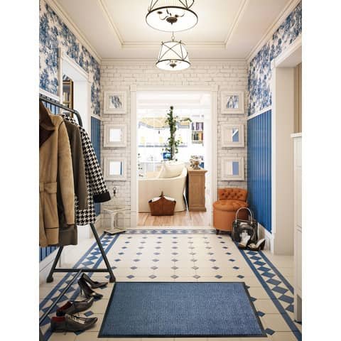 Tappeto da ingresso Floortex Doortex AdvantageMat 60×90 cm blu FR46090DCBLV