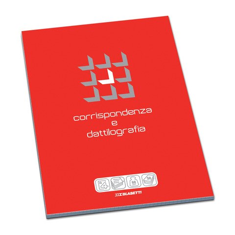 Blocco note collato Blasetti Corrispondenza & Dattilografia A4 – 50 ff- 60 g/m2 – bianco – 1100