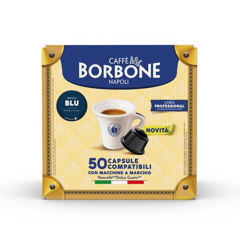 Capsule Caffè Borbone compatibili con Dolce Gusto® – conf. 50 pz miscela blu DGBBLU50N